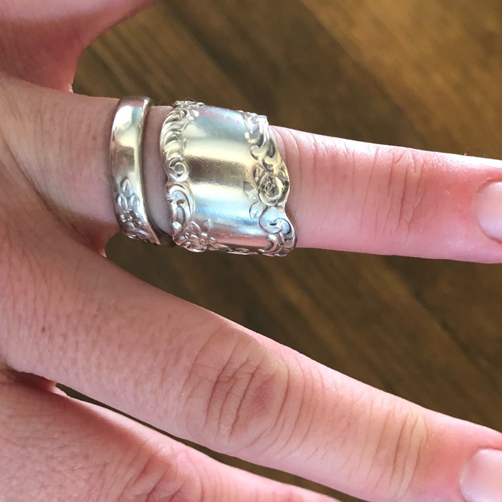Silver Spoon Ring - image 5
